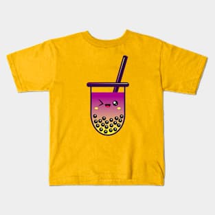 Mango Butterfly Tea Kids T-Shirt